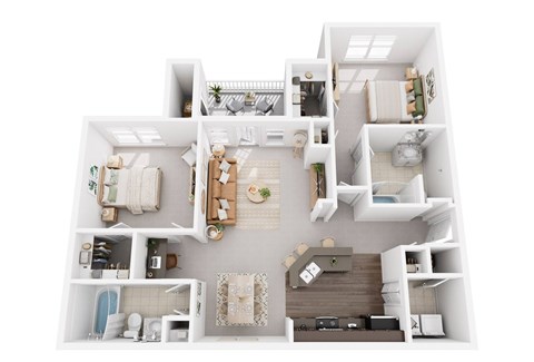 3D floor plan Berkley